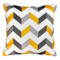 Capa de Almofada Sarja Zig Zag C/ Estampa Digital 45x45 cm