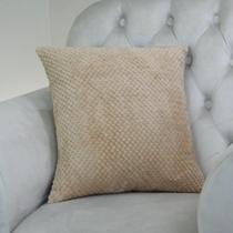 Capa de Almofada Soft 45 x 45cm Tecido Jacquard de Poliéster Macia com Zíper