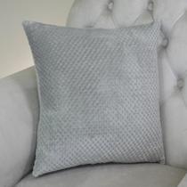 Capa de Almofada Soft 45 x 45cm Tecido Jacquard de Poliéster Macia com Zíper