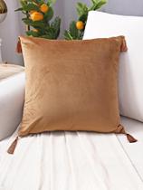 Capa de almofada sucede com pompom 45x45cm Capa de almofada sucede com pompom 45x45cm