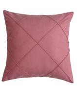 Capa De Almofada Suede Avulsa Drapeada 45x45 Decorativa