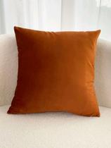 Capa de almofada suede lisa 45cmx45cm