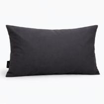 Capa de almofada suede liso 30 x 50 - marrom