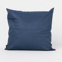 Capa de almofada suede liso 65 x 65 - azul marinho Capa de almofada suede liso 65 x 65 - azul marinho