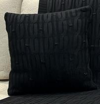Capa De Almofada Trançada Decorativa Tricot 45x45 Sofa Cama