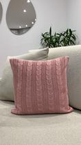 Capa De Almofada Tricot 45x45 Decorativa Sofa Trico Madrid