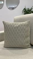 Capa De Almofada Tricot 45x45 Decorativa Sofa Trico Veneza