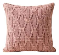Capa De Almofada Tricot 45x45cm Nexus Premium Zíper Luxo