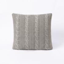 Capa De Almofada Tricot 50x50 C/zíper Sofa Trico Ref 103250