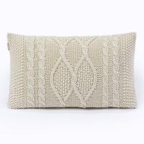 Capa De Almofada Tricot C/zíper Sofa Cama Trico Varios Tamanhos BARCELONA