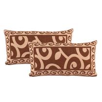 Capa De Almofada Turin Retangular Jacquard Estampado