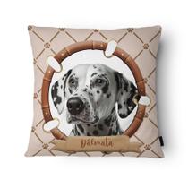 Capa de Almofada Veludo 43x43cm Dálmata