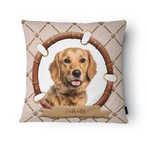 Capa de Almofada Veludo 43x43cm Labrador