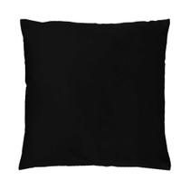 Capa De Almofada Veludo 43x43cm Micromink Jolitex Preta