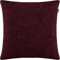 Capa de Almofada Veludo Floral Marsala 45x45cm Capa de Almofada Veludo Floral Marsala 45x45cm