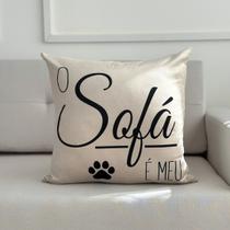 Capa de Almofada Veludo Pet Cachorro e Gato Frases 45x45 Capa de Almofada Veludo Pet Cachorro e Gato Frases 45x45