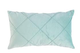 CAPA DE ALMOFADA VELUDO RETANGULAR BAGUETE DETALHE DRAPEADO 30x50CM