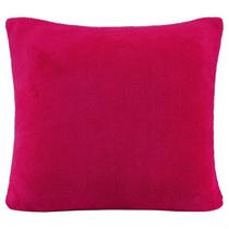 Capa de Almofada Veneza Fleece Cereja