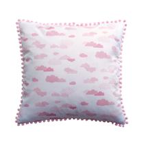 Capa de almofada VivaIN infantil nuvem rosa