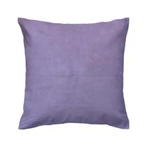 Capa De Almofada Vivain Liso Tecido Suede Lilás