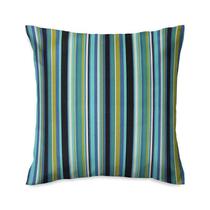 Capa De Almofada Vivain Listrado Verde Com ul