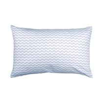 Capa de almofada VivaIN rineira infantil chevron cinza e branco