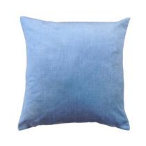 Capa De Almofada Vivain Tecido Suede Mesclado Azul Jeans