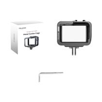 Capa De Alumínio Para GoPro Hero 12 11 10 9, Shell Protetora Para Vlog Com Suporte Para Cold Shoe