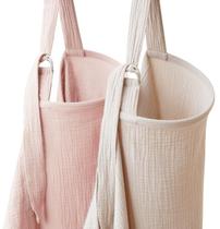 Capa de amamentação de musselina Coreeky, pacote com 2 unidades, 100% algodão, rosa Capa de amamentação de musselina Coreeky, pacote com 2 unidades, 100% algodão, rosa