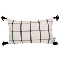 Capa de amofada xadrez white Capa de amofada xadrez white