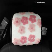 Capa De Apoio De Cabeça De Carro De Pelúcia Para Inverno, Capa De Almofada De Assento Universal