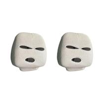 Capa De Apoio De Cabeça Para Carro Com Três Furos Para Halloween, Decoração Engraçada, Antifurto,