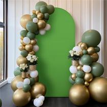 Capa de Arco de Casamento em Elastano Nobre - Ajustável até 2,2m - Verde Capa de Arco de Casamento em Elastano Nobre - Ajustável até 2,2m - Verde
