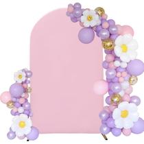 Capa de arco de casamento Maiangel, blusa redonda de 2 lados, rosa Chiara Capa de arco de casamento Maiangel, blusa redonda de 2 lados, rosa Chiara