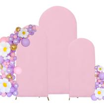 Capa de Arco de Casamento Maiangel - Spandex Ajustável (4, 5 ou 6 Pés) - Cor Rosa