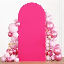 Capa de arco de casamento MODFUNS Hot Pink Spandex 1,2 x 2,2 m