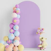 Capa de arco de casamento Putros Lavender Spandex 2,2 m para Chiara
