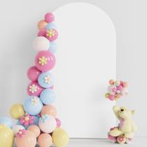 Capa de arco de casamento Putros White Spandex 2,2 m para Chiara Arch
