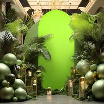 Capa de Arco de Casamento SlenyuBridal - Verde Limão - 2,2m de Elastano Capa de Arco de Casamento SlenyuBridal - Verde Limão - 2,2m de Elastano