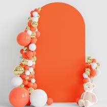 Capa de arco de casamento Wokceer Spandex ajustada a 2,2 m H, laranja
