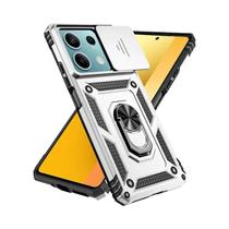 Capa de Armadura Anti-Choque para Redmi Note 13 Pro Plus (4G/5G) com Suporte de Anel