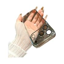 Capa De Armadura PC Resistente Com Glitter Brilhante Para iPhone 17 16 15 14 13 12 11 pro Max, Capa