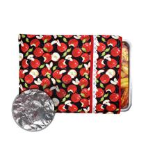 Capa De Assadeira Retangular Grande Térmica Vermelho Maçã Capa De Assadeira Retangular Grande Térmica Vermelho Maçã