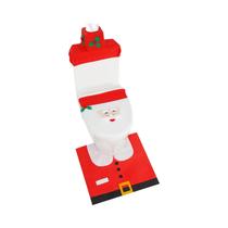 Capa De Assento De Banheiro De Natal Com Papai Noel, Tapete De Banheiro, Decoração De Natal Para
