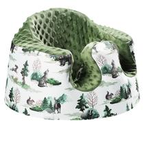 Capa de assento de bebê BOMOLOUR Green Forest antiderrapante respirável Capa de assento de bebê BOMOLOUR Green Forest antiderrapante respirável