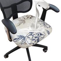 Capa de assento de cadeira FORCHEER Impermeável Floral 50x50 cm