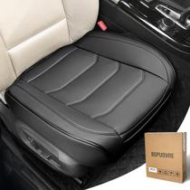 Capa de assento de carro BOPUOVRE Luxury PU Leather Black Universal