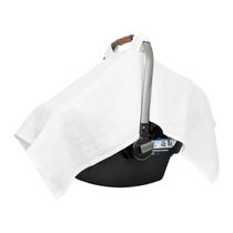 Capa de assento de carro de musselina de algodão orgânico leve branca