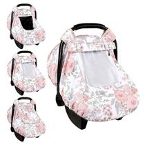 Capa de Assento de Carro Infantil HNHUAMING - Estampa Floral Rosa