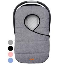 Capa de Assento de Carro Liuliuby Winter para Bebê Conforto Doona - Cinza